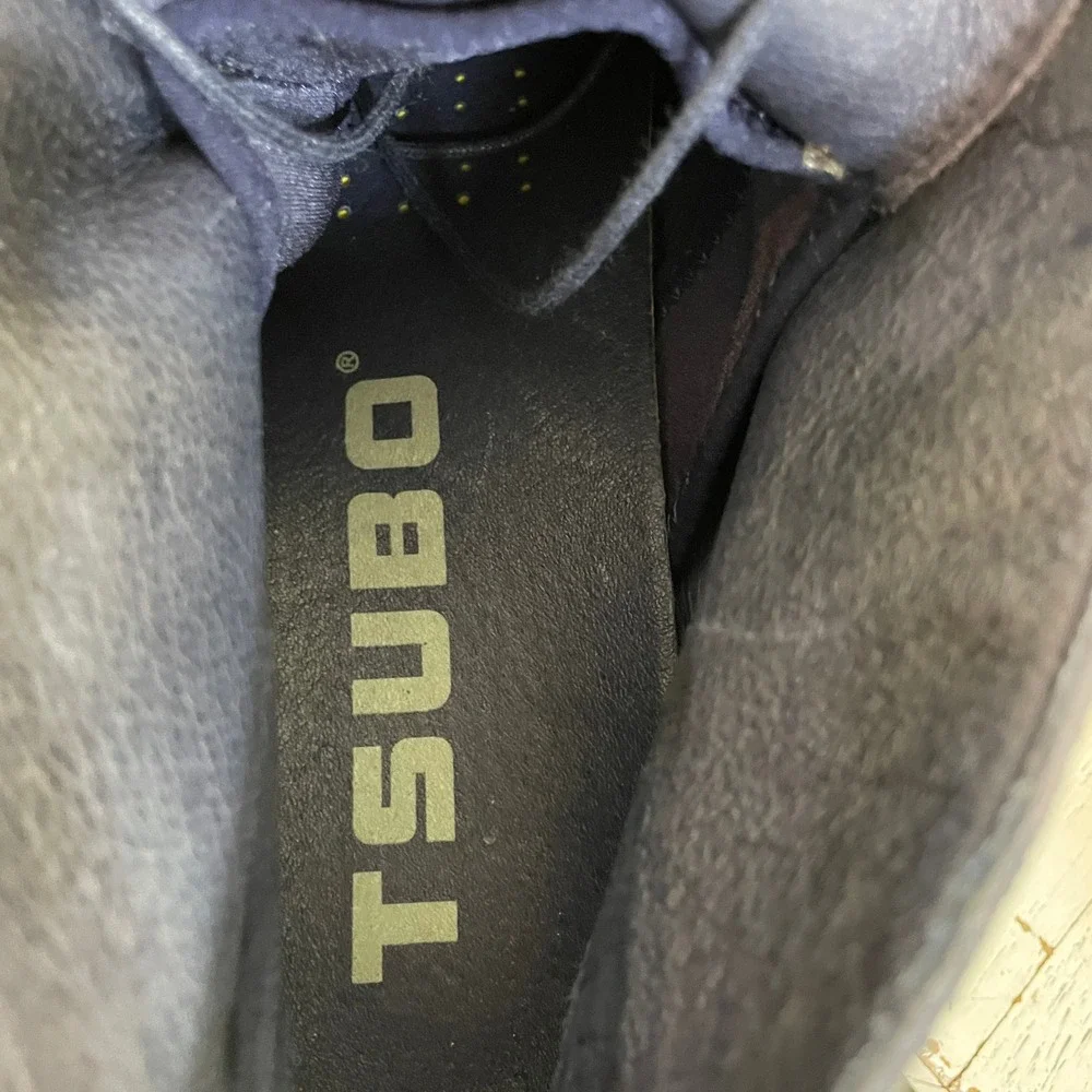 Tsubo Mens 11.5 Suede Chukka Boots Navy Blue XL Extralight Sole 1002827-DKNV